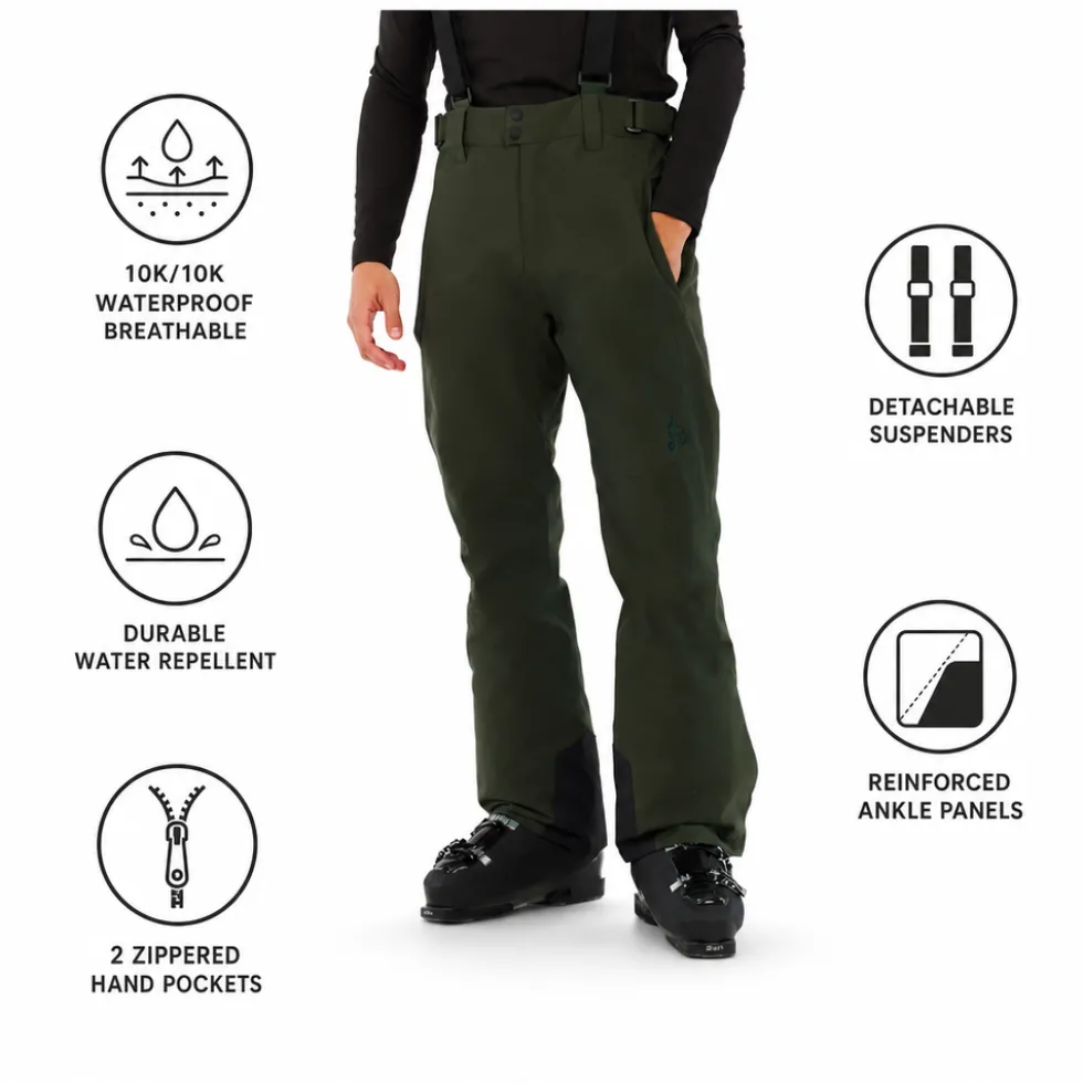 Pantaloni tecnici Protest Prtrowens Snowpants Kale Green