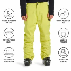 Pantaloni tecnici Quiksilver Estate Pant Yellow Plum