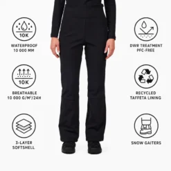 Pantaloni tecnici Rossignol W Ski Softshell Pant Black