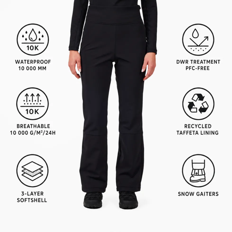Pantaloni tecnici Rossignol W Ski Softshell Pant Black
