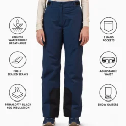 Pantaloni tecnici Rossignol W Insulated Ski Pant Dark Navy
