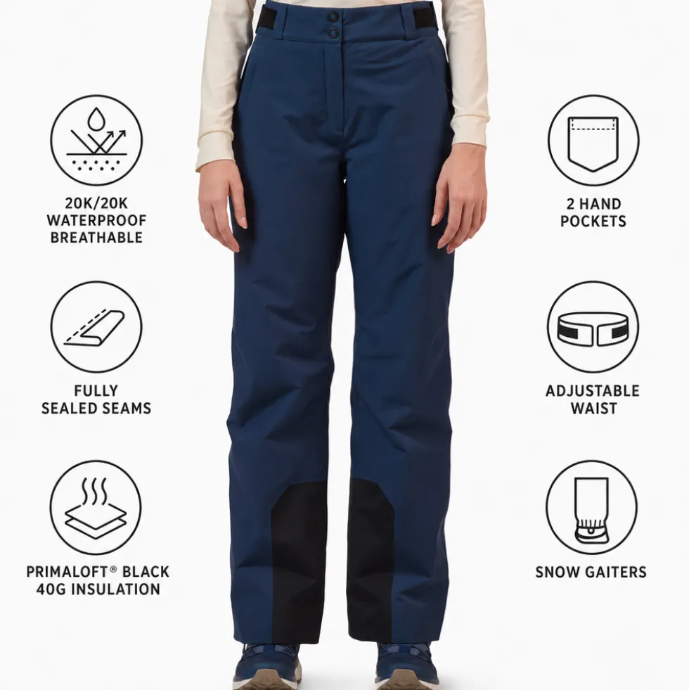 Pantaloni tecnici Rossignol W Insulated Ski Pant Dark Navy
