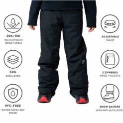 Pantaloni tecnici Rossignol Boy Ski Pant Black