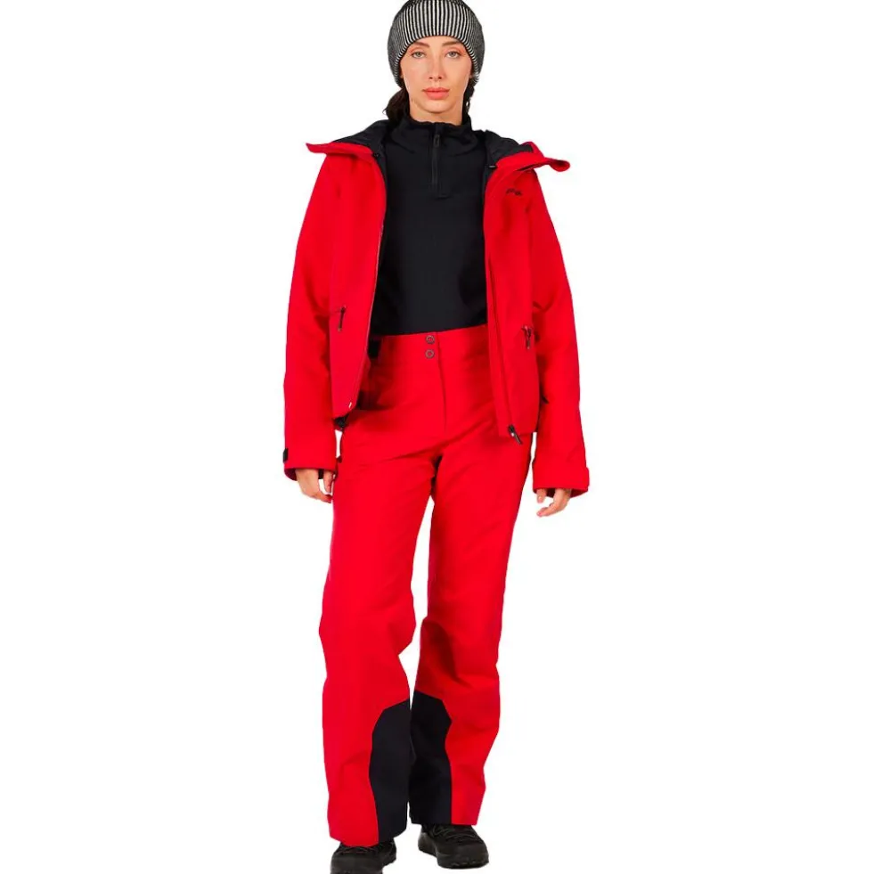 Pantaloni tecnici Rossignol W Insulated Ski Pant Ruby Red