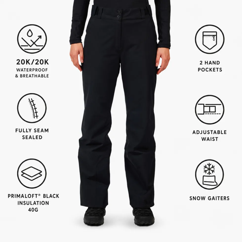 Pantaloni tecnici Rossignol W Insulated Ski Pant Black