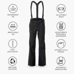 Pantaloni tecnici Scott M's Explorair 3L Pant Black