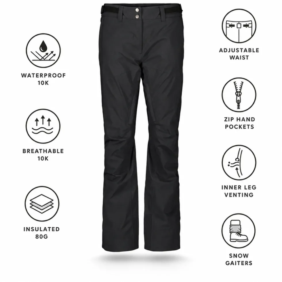 Pantaloni tecnici Scott W's Ultimate Dryo 10 Pant Black