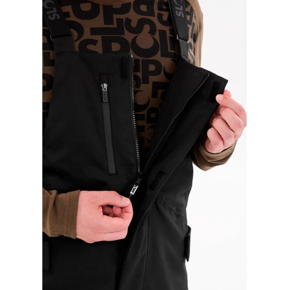 Pantaloni tecnici Slope Kenwood M's Bib Pants Black