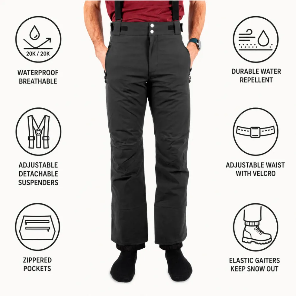 Pantaloni tecnici Sun Valley Fusion Black