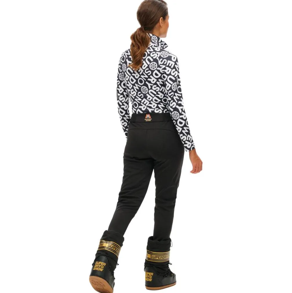 Pantaloni tecnici Superdry Luxe Legging Snow Pant Black