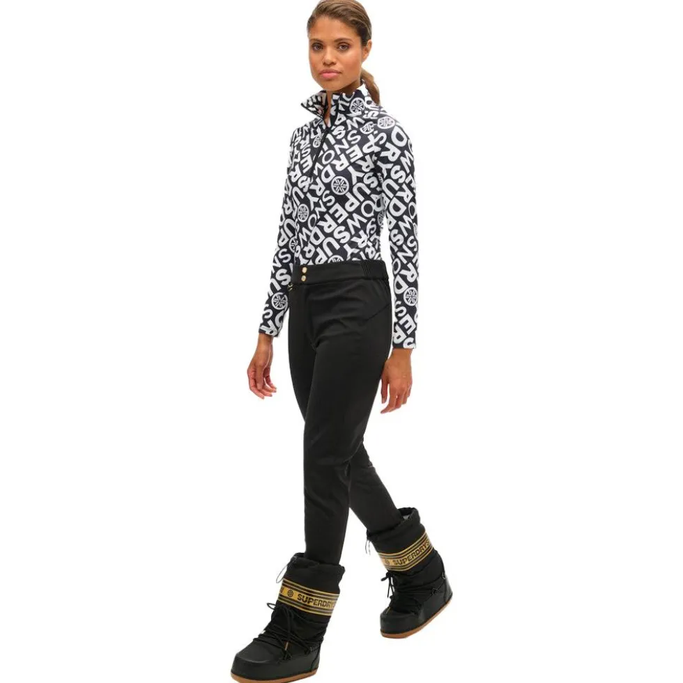 Pantaloni tecnici Superdry Luxe Legging Snow Pant Black