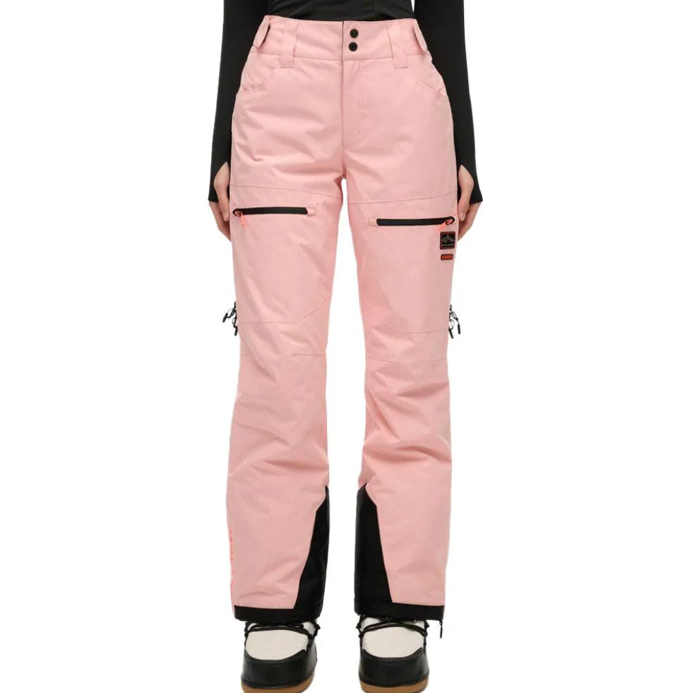Pantaloni tecnici Superdry Ultimate Freestyle Ski Pant W's Rose Mat