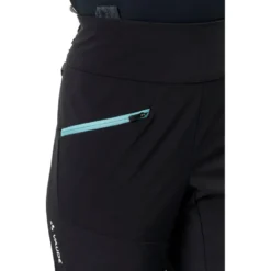 Pantaloni tecnici Vaude Women's Monviso Softshell Pants II Liblack