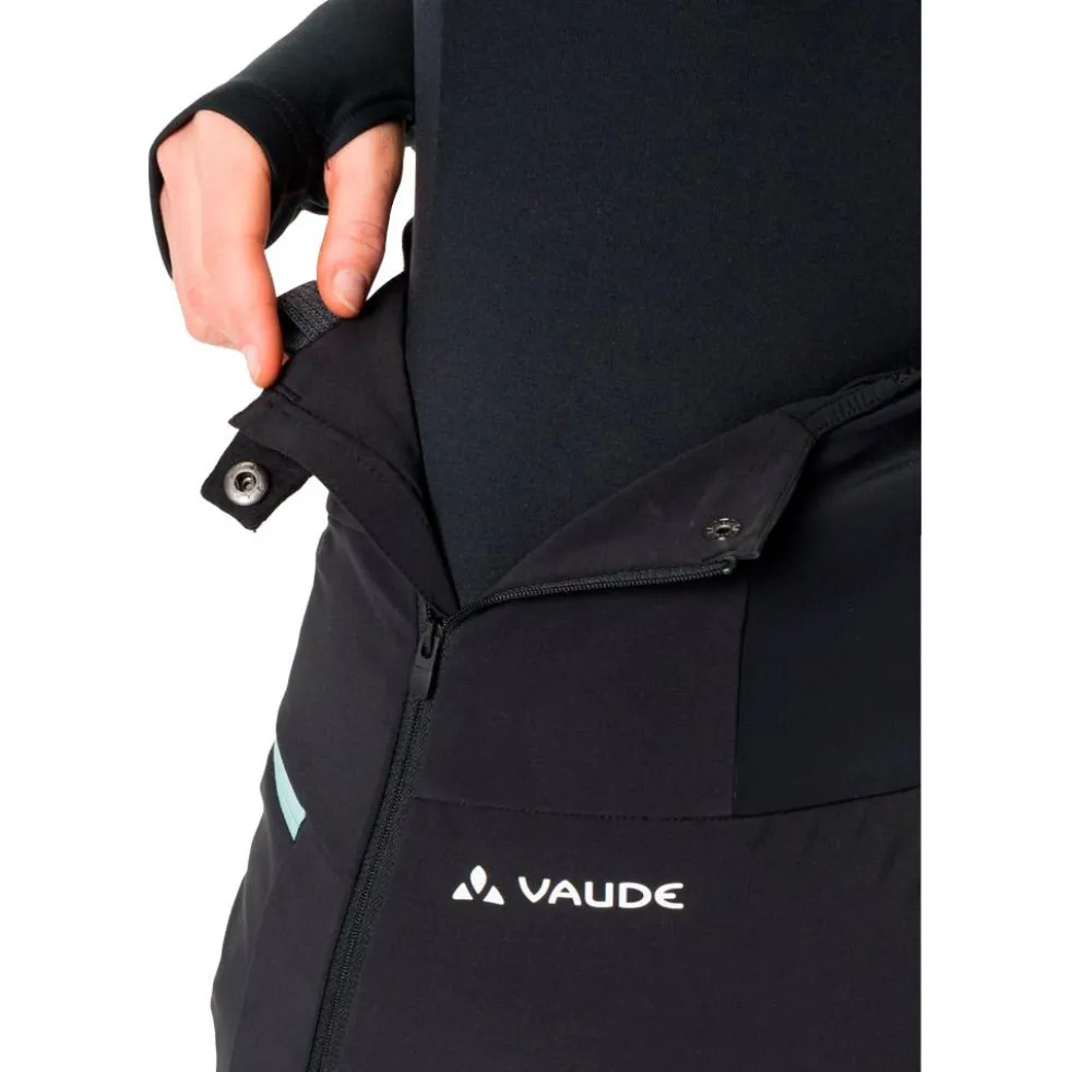 Pantaloni tecnici Vaude Women's Monviso Softshell Pants II Liblack