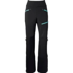 Pantaloni tecnici Vaude Women's Monviso Softshell Pants II Liblack
