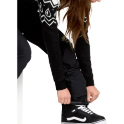 Pantaloni tecnici Volcom Battle Stretch Bib Black