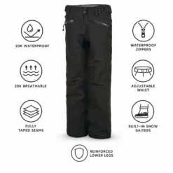 Pantaloni tecnici Watts Bardo Full Black