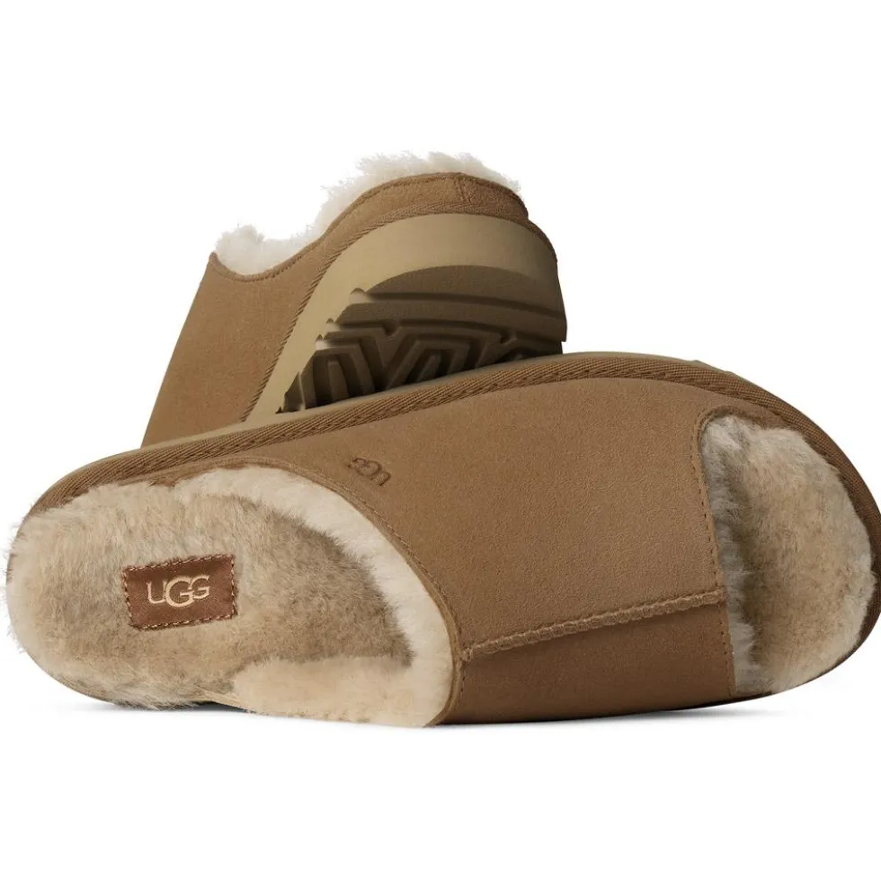 Pantofole UGG W Greenport Slide Chestnut