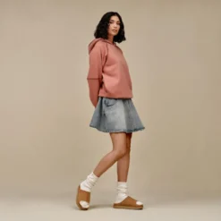 Pantofole UGG W Greenport Slide Chestnut