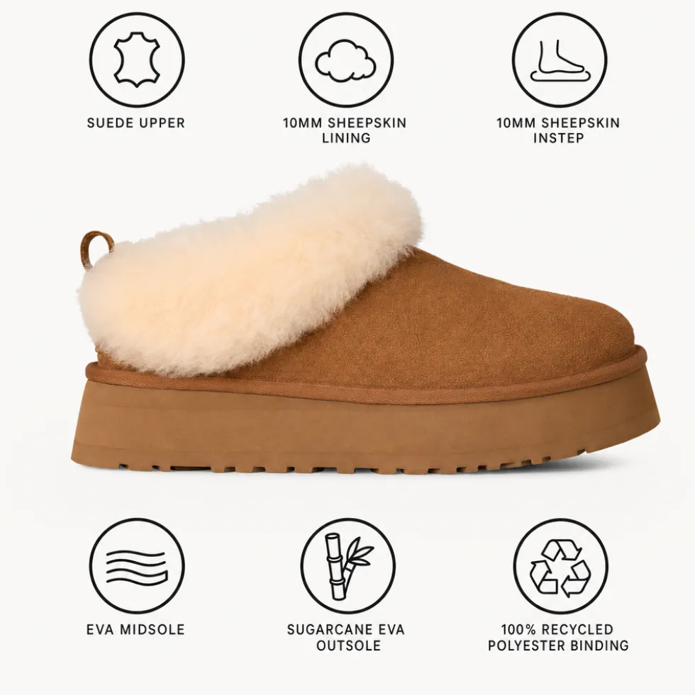 Pantofole UGG W Tazzelle Chestnut