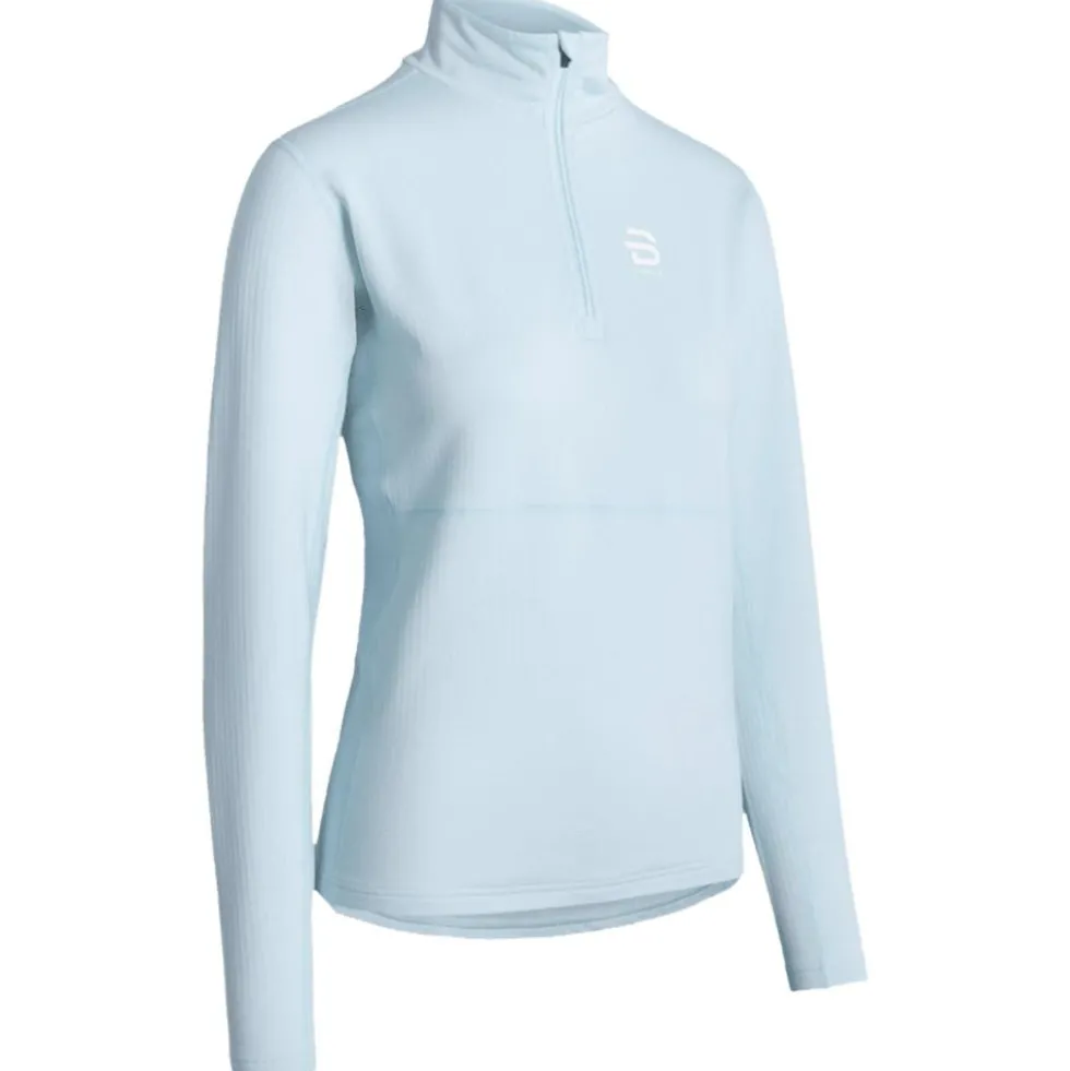 Pile Bjorn Daehlie Half Zip Pace Women Moonstone Blue
