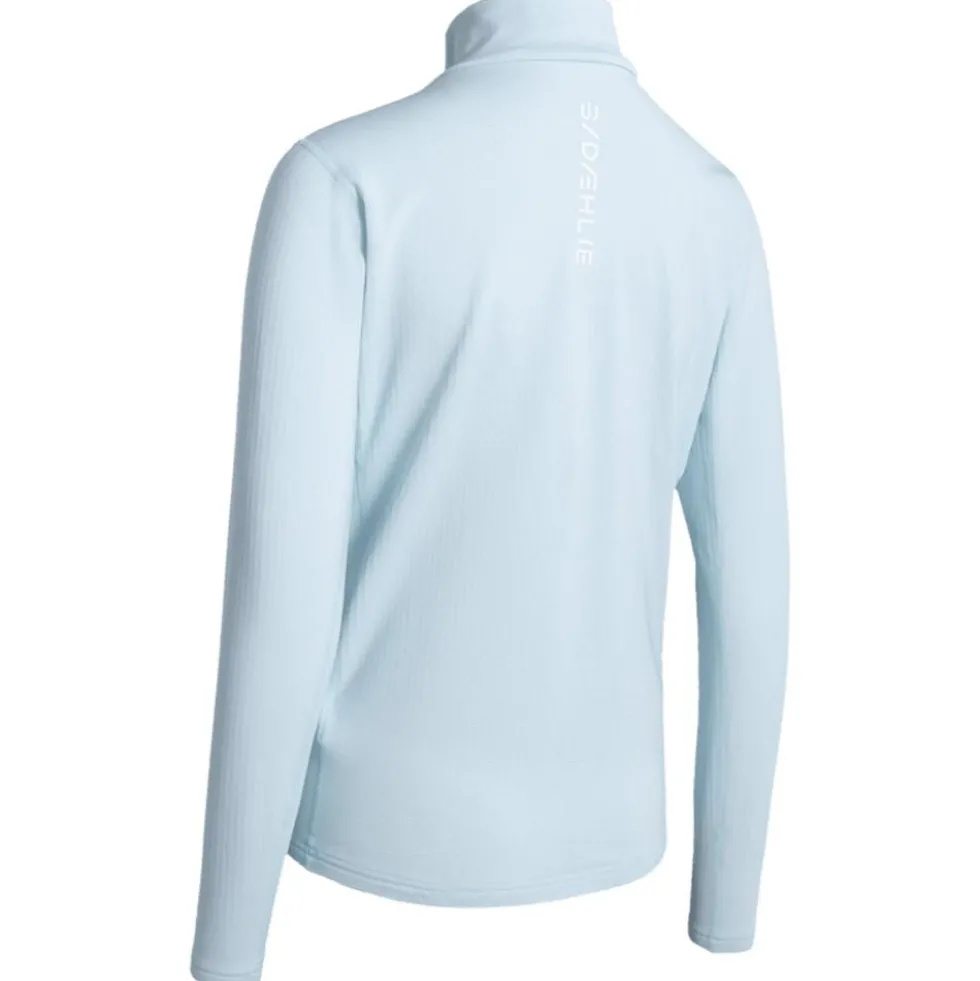 Pile Bjorn Daehlie Half Zip Pace Women Moonstone Blue