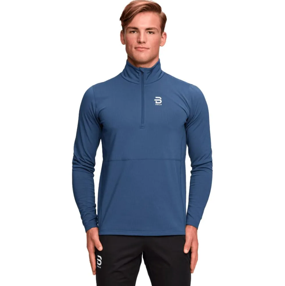 Pile Bjorn Daehlie Half Zip Pace Men Dark Denim
