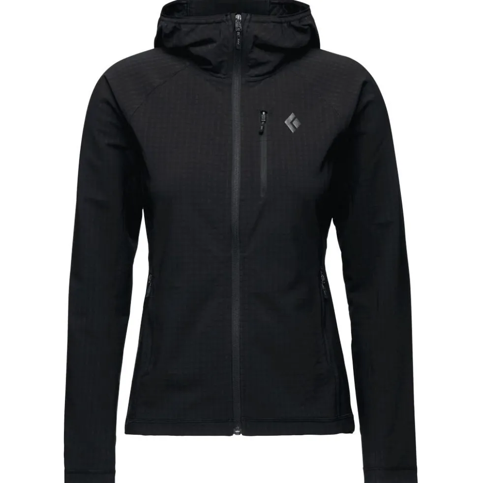 Pile Black Diamond W Coefficient Storm Full Zip Black