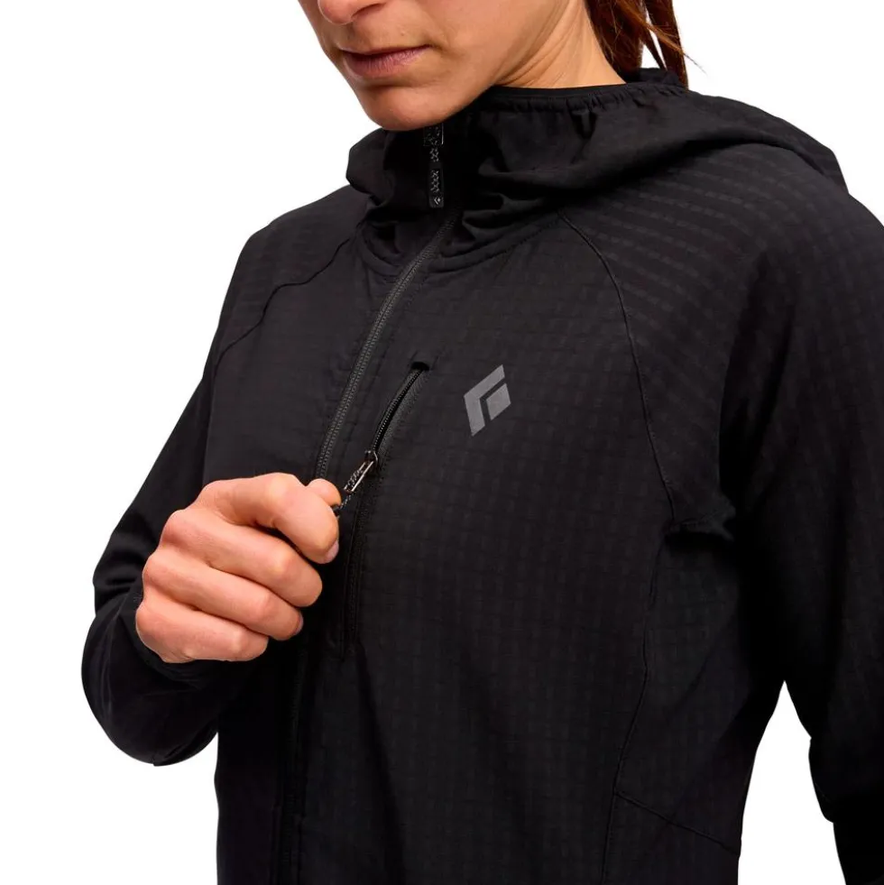 Pile Black Diamond W Coefficient Storm Full Zip Black