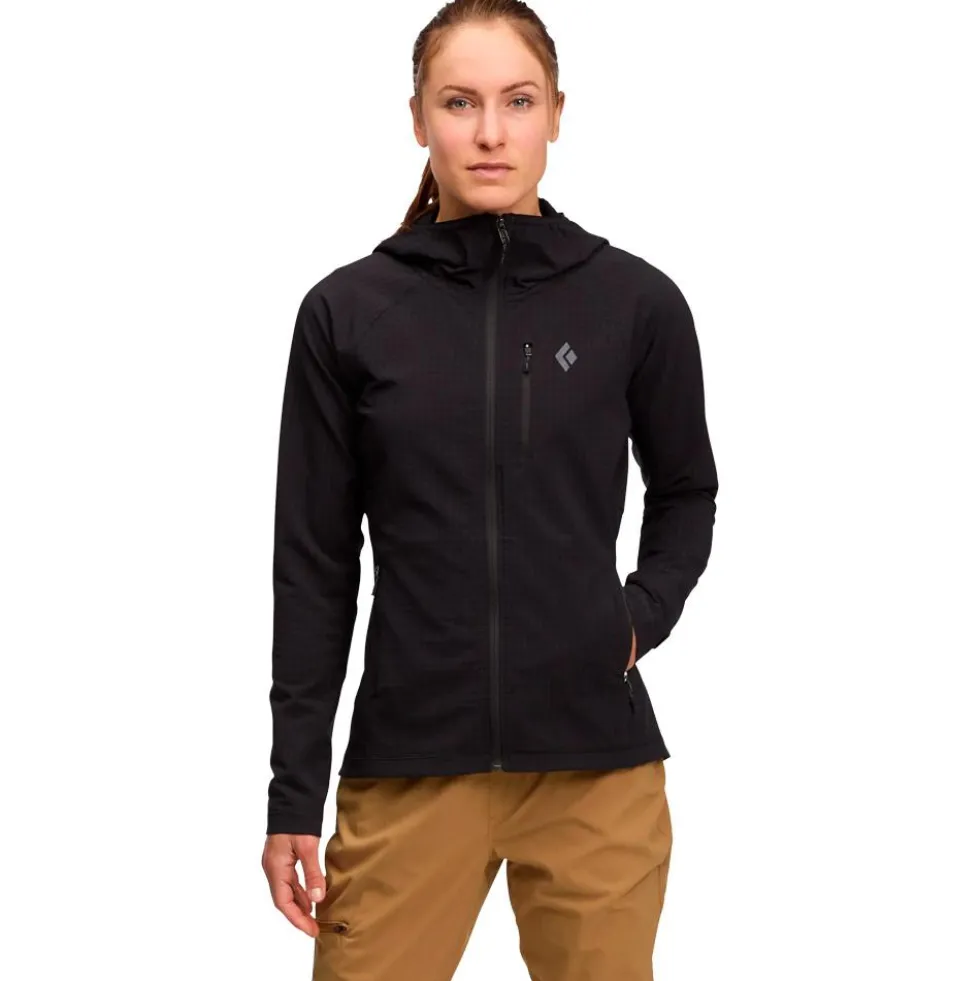 Pile Black Diamond W Coefficient Storm Full Zip Black