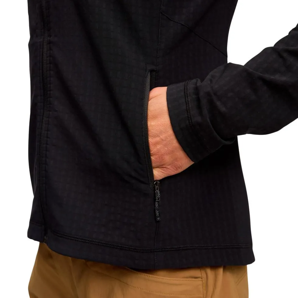 Pile Black Diamond W Coefficient Storm Full Zip Black