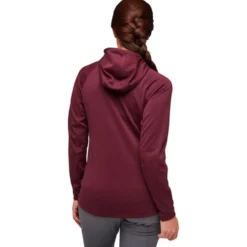 Pile Black Diamond W Coefficient Fleece Hoody Blackberry