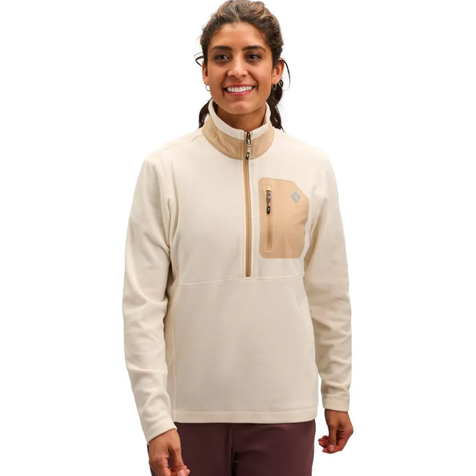 Pile Black Diamond W's Rift Half Zip Chalk Khaki