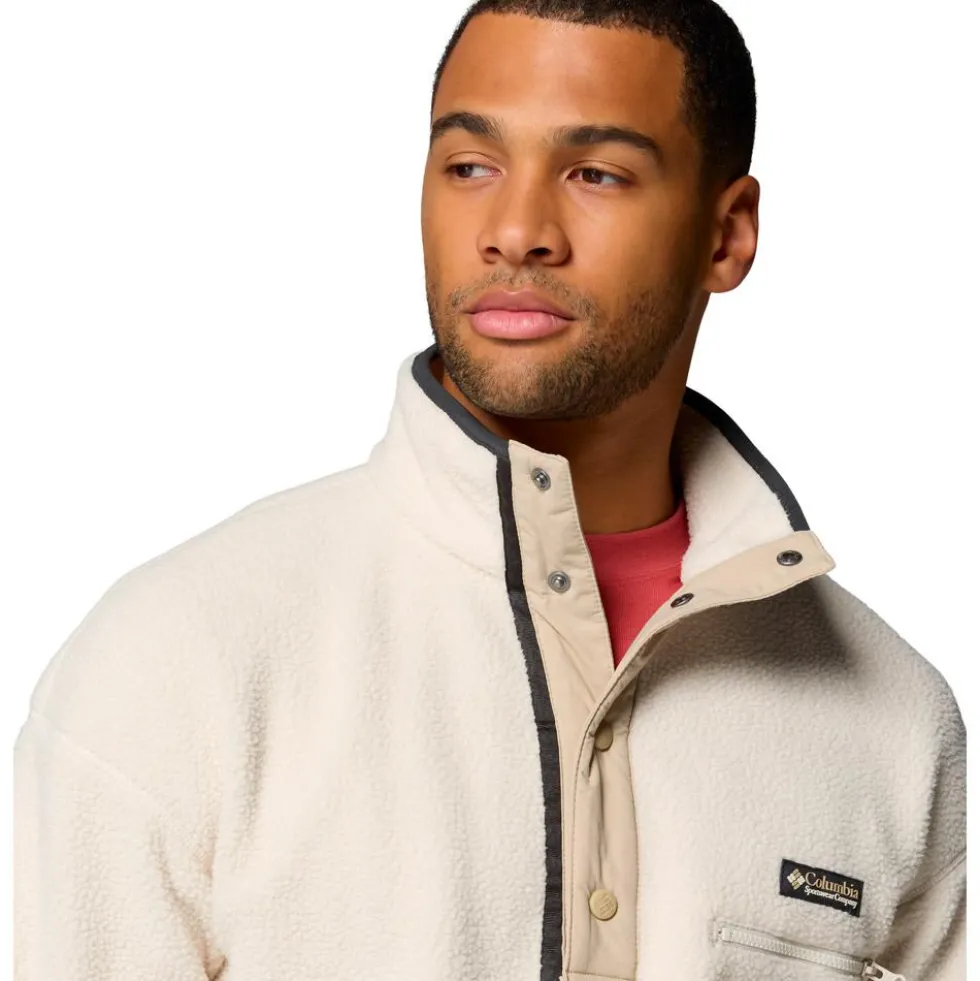 Pile Columbia Helvetia II Half Snap Fleece Chalk