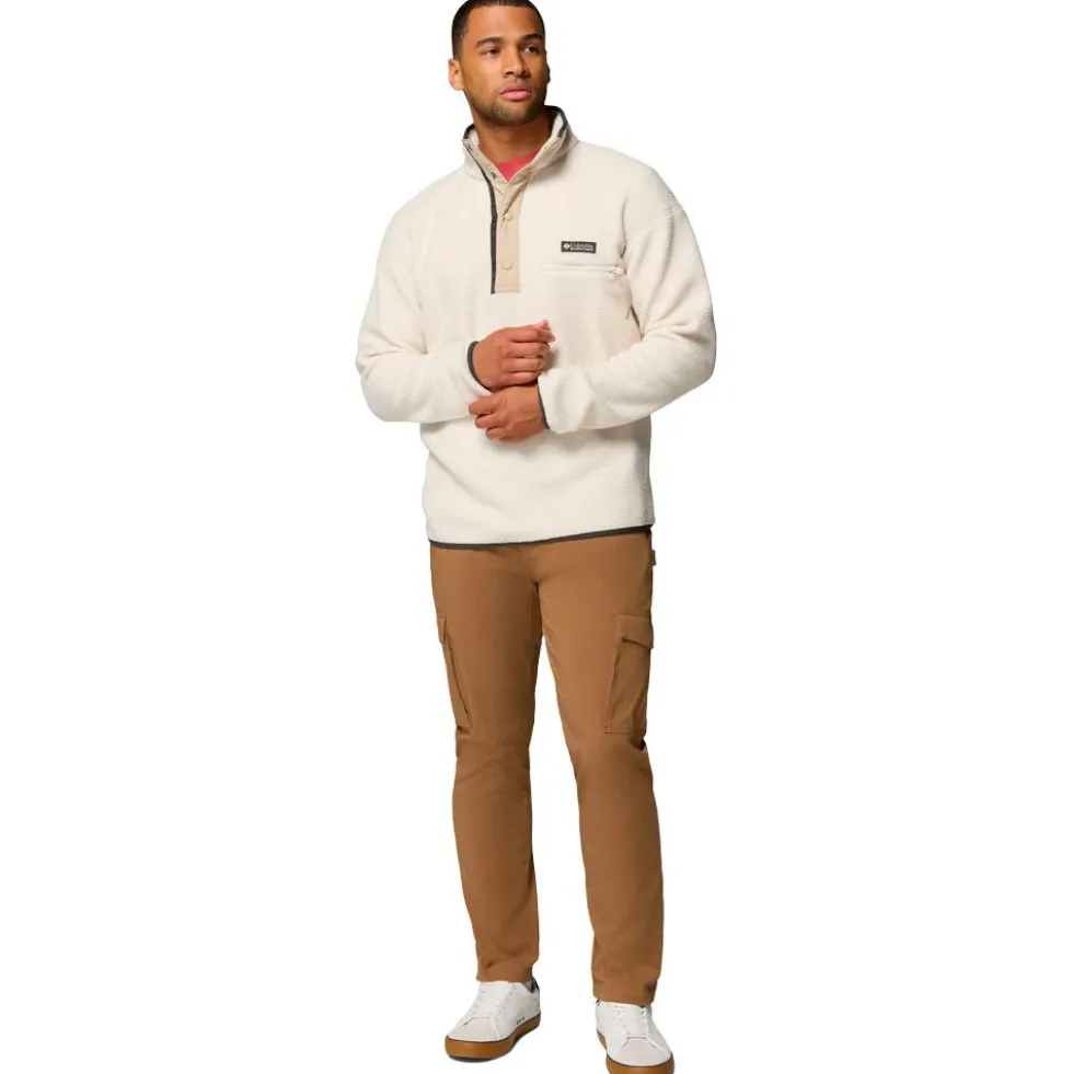 Pile Columbia Helvetia II Half Snap Fleece Chalk