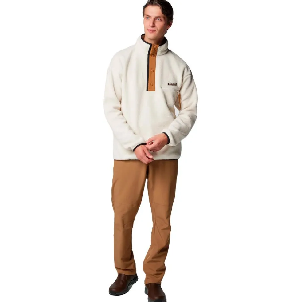 Pile Columbia Helvetia II Half Snap Fleece Chalk