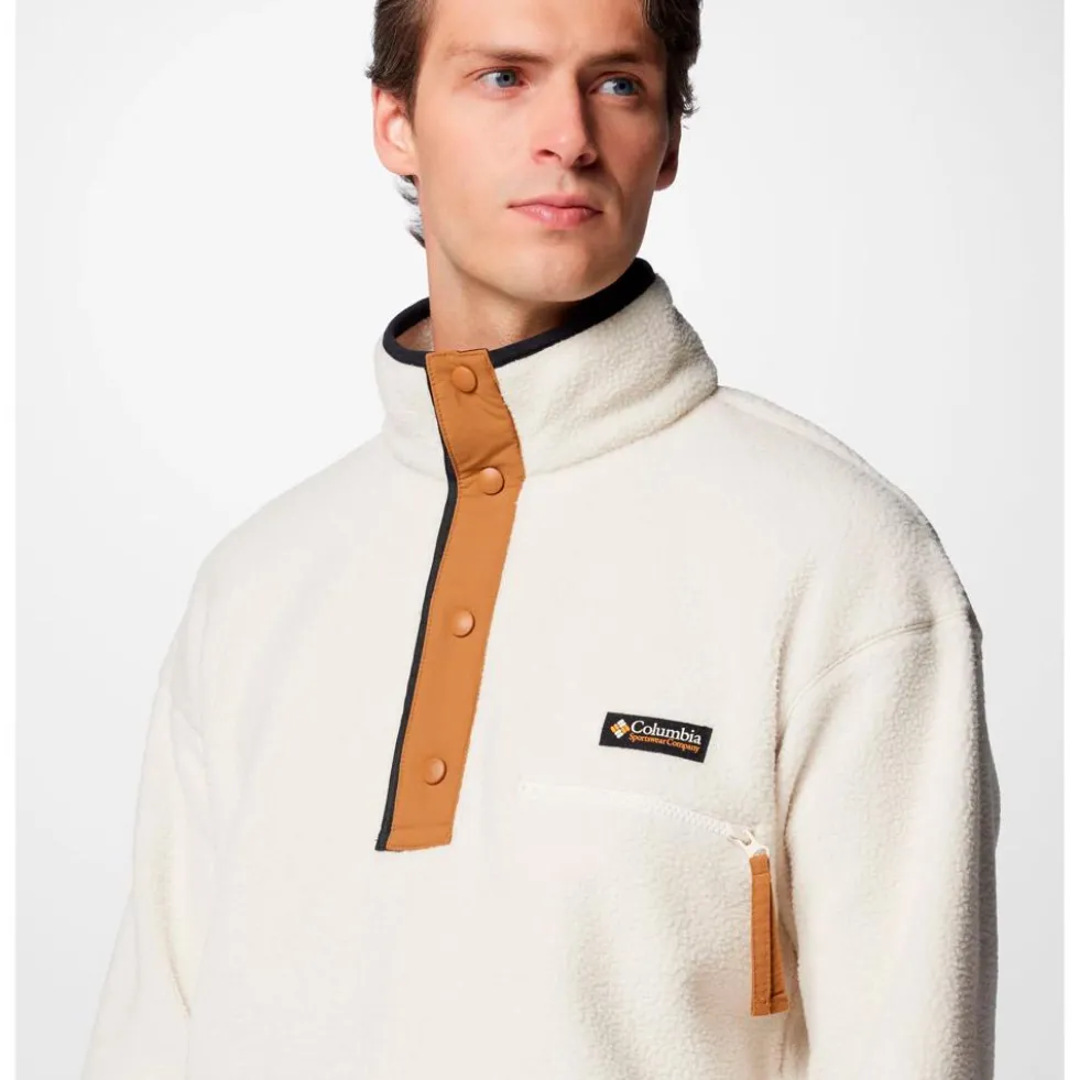 Pile Columbia Helvetia II Half Snap Fleece Chalk