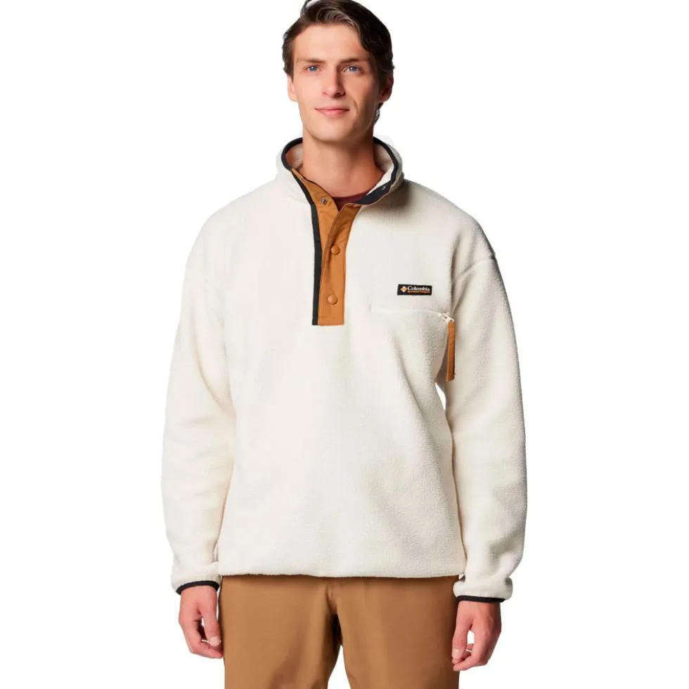 Pile Columbia Helvetia II Half Snap Fleece Chalk