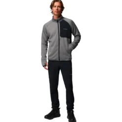 Pile Columbia Triple Canyon Grid Fleece Fz II City Grey