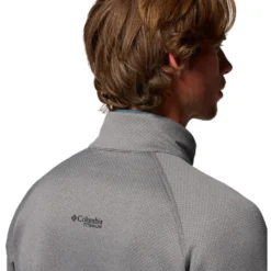 Pile Columbia Triple Canyon Grid Fleece Fz II City Grey