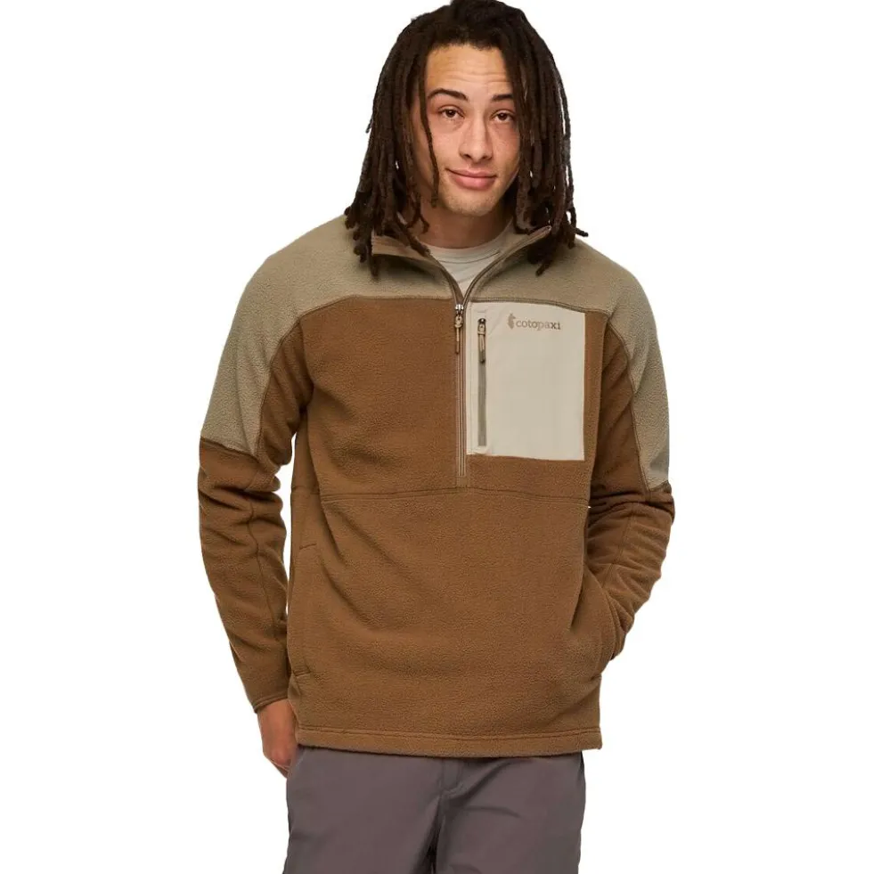 Pile Cotopaxi Abrazo Fleece Half Zip Jacket M Stone And Dune