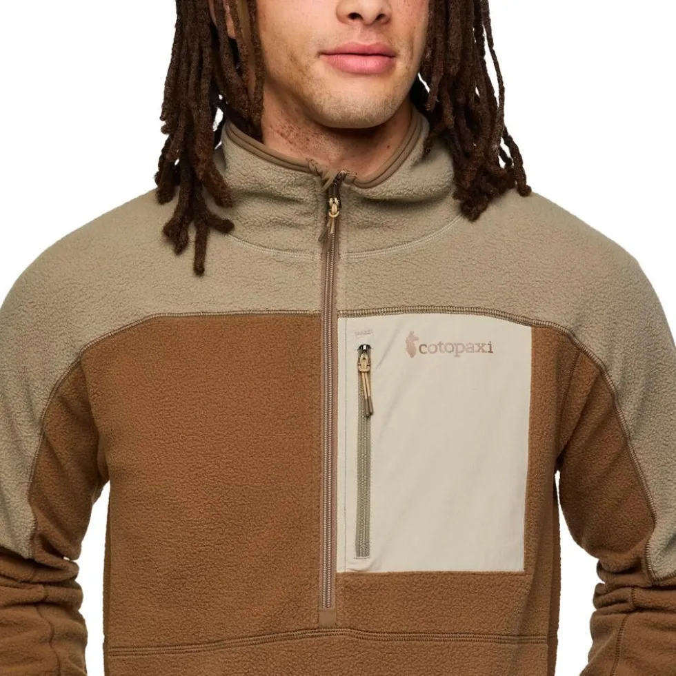 Pile Cotopaxi Abrazo Fleece Half Zip Jacket M Stone And Dune