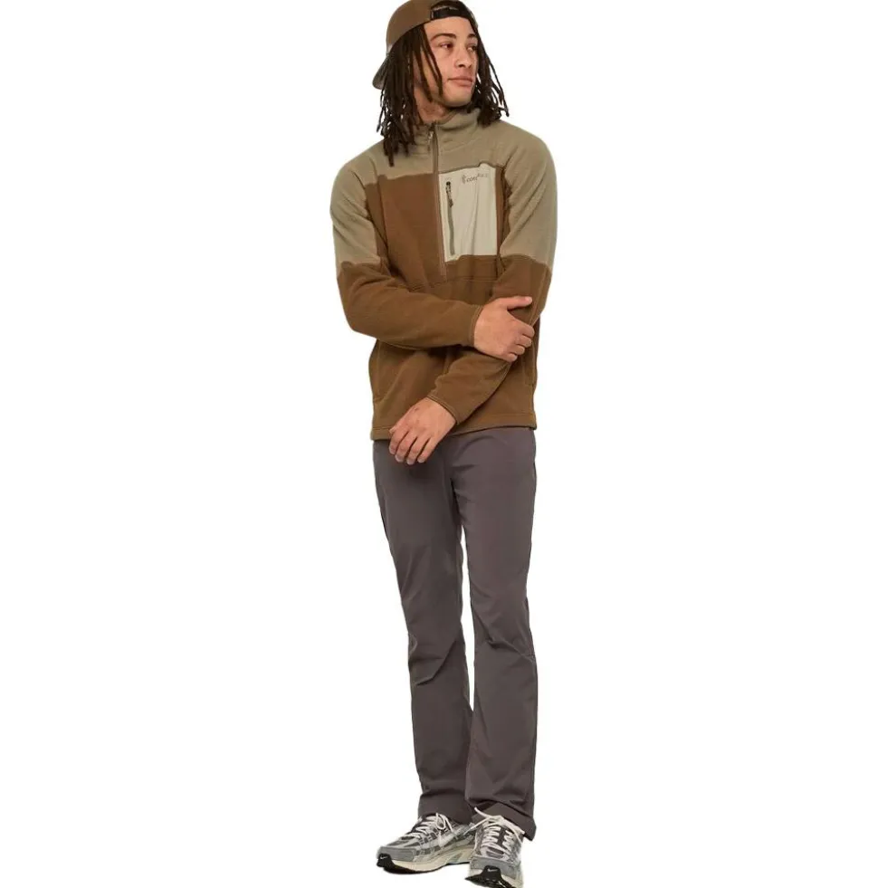 Pile Cotopaxi Abrazo Fleece Half Zip Jacket M Stone And Dune