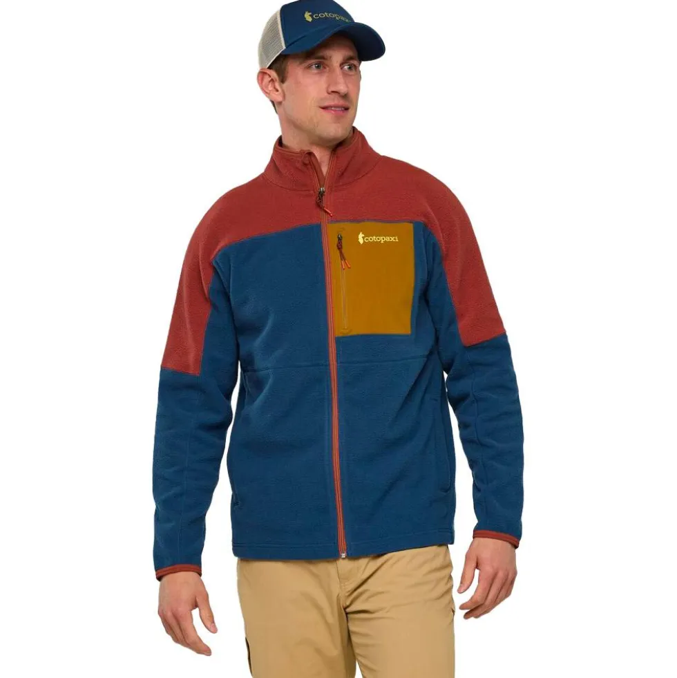 Pile Cotopaxi Abrazo Fleece Half Zip Jacket M Nutmeg and Deep Sea