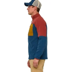 Pile Cotopaxi Abrazo Fleece Half Zip Jacket M Nutmeg and Deep Sea