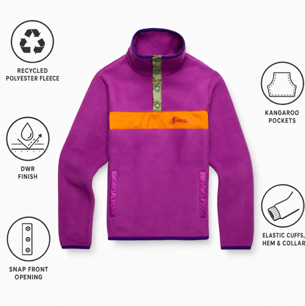 Pile Cotopaxi Teca Fleece Pullover W Birds Of Paradise
