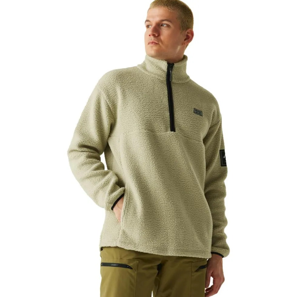 Pile DARE2B Twin Tip Half Zip Abbey Stone