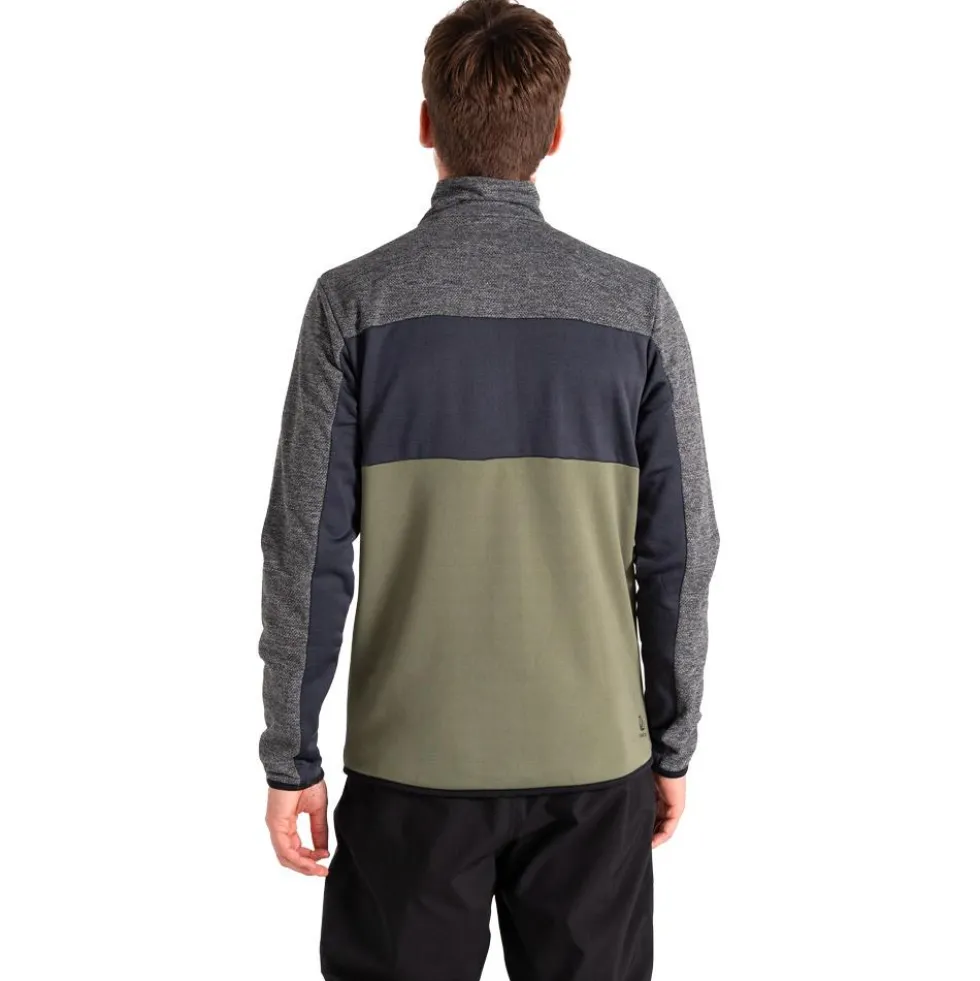 Pile DARE2B Venture Fleece Charcoal Grey Black Marl Olivine Green