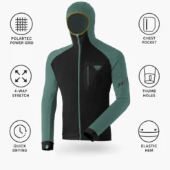 Pile Dynafit Radical Polartec Hooded Jkt M Atlantic