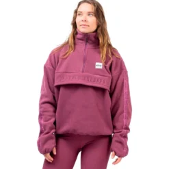 Pile Eivy Ball Fleece Pinkgundy